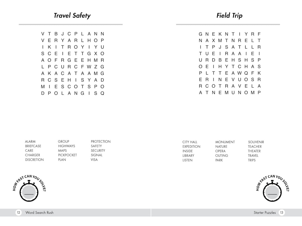 Word Search Rush: Test Your Skills and Beat the Clock with 150+ Easy to Hard Challenges (Speed Solve Puzzles)