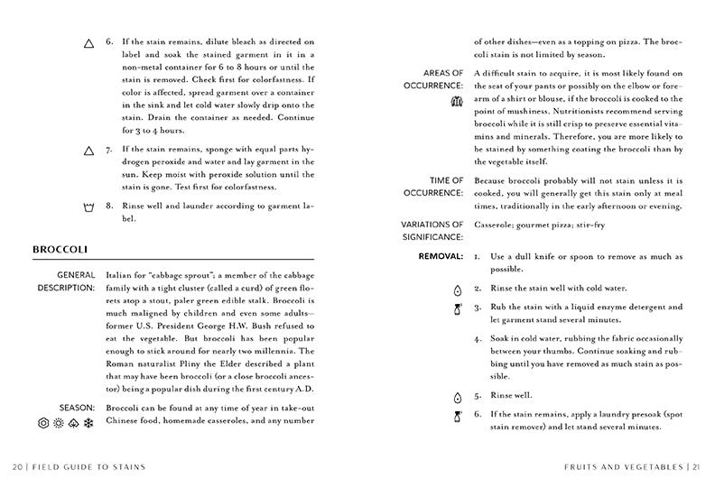 Field Guide to Stains: How to Identify and Remove Virtually Every Stain on Earth