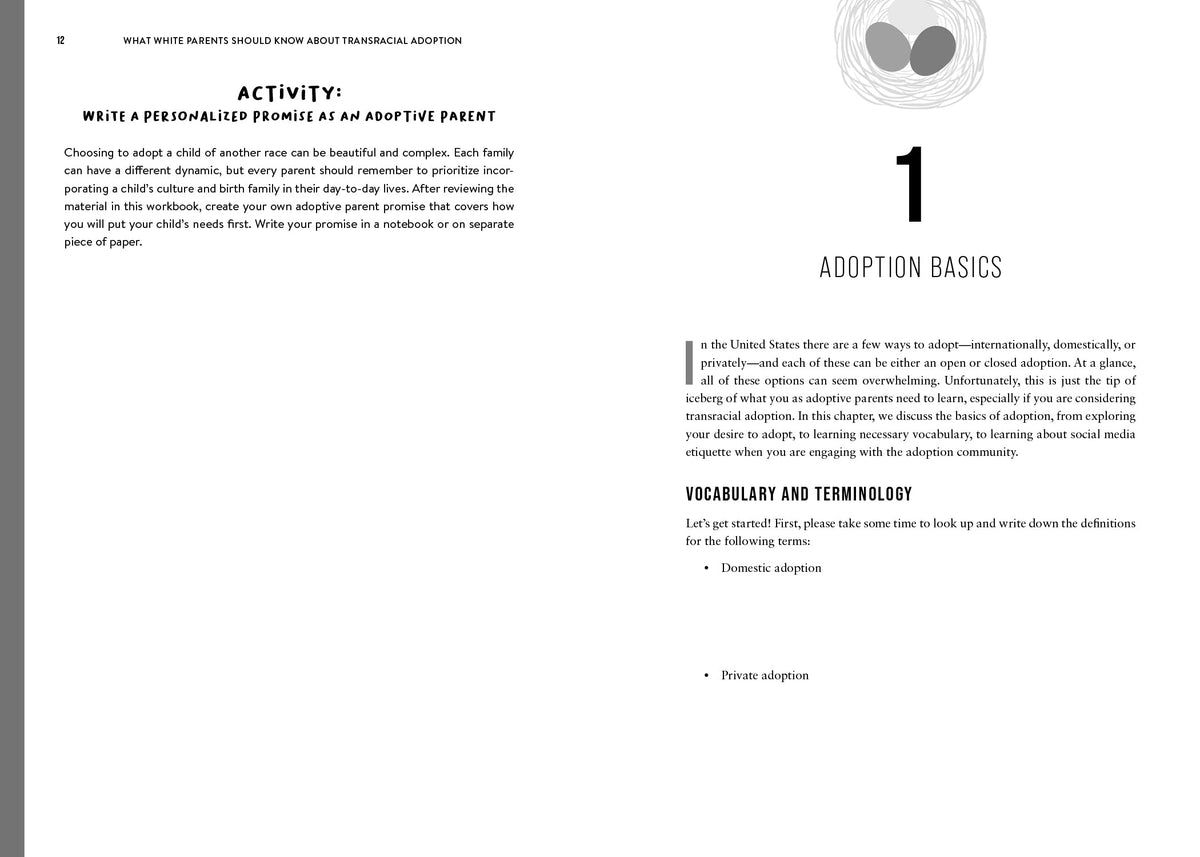 What White Parents Should Know about Transracial Adoption--The Workbook: Practical Tools, Skills, and Prompts for Affirming Your Adopted Child's Cultural Identity