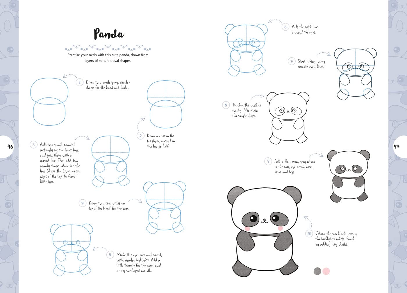 10 Step Drawing: Kawaii: Draw over 50 cute creations in 10 easy steps