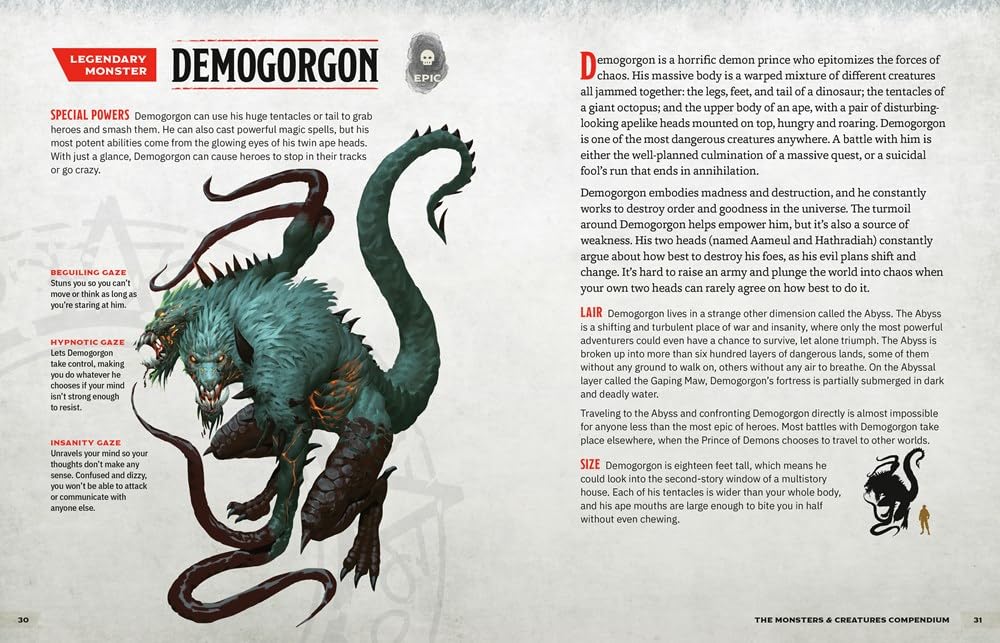 The Monsters & Creatures Compendium (Dungeons & Dragons): A Young Adventurer's Guide (Dungeons & Dragons Young Adventurer's Guides)