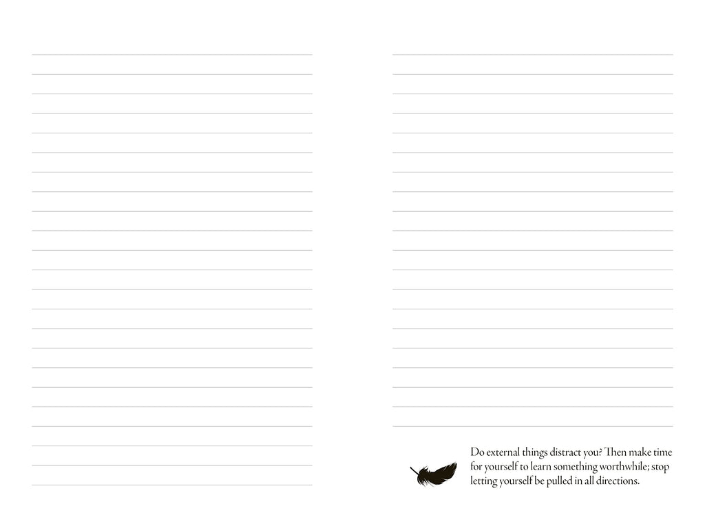 Meditations Journal: With inspiring, thought-provoking quotes from Marcus Aurelius Meditations