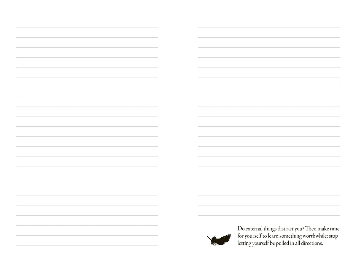 Meditations Journal: With inspiring, thought-provoking quotes from Marcus Aurelius Meditations