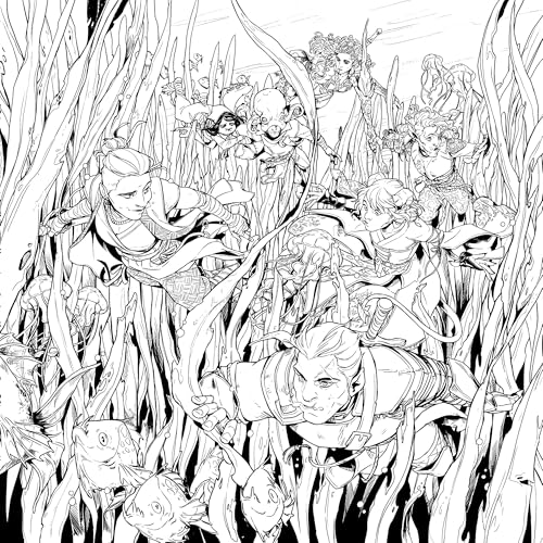 Critical Role: The Mighty Nein Coloring Book