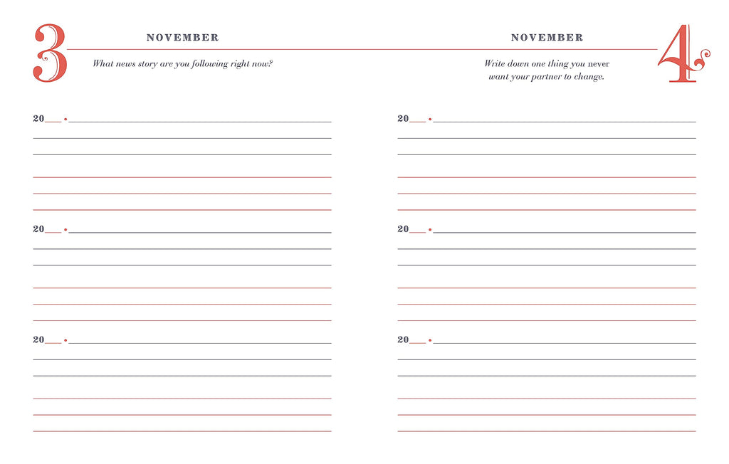 Our Q&A a Day: 3-Year Journal for 2 People