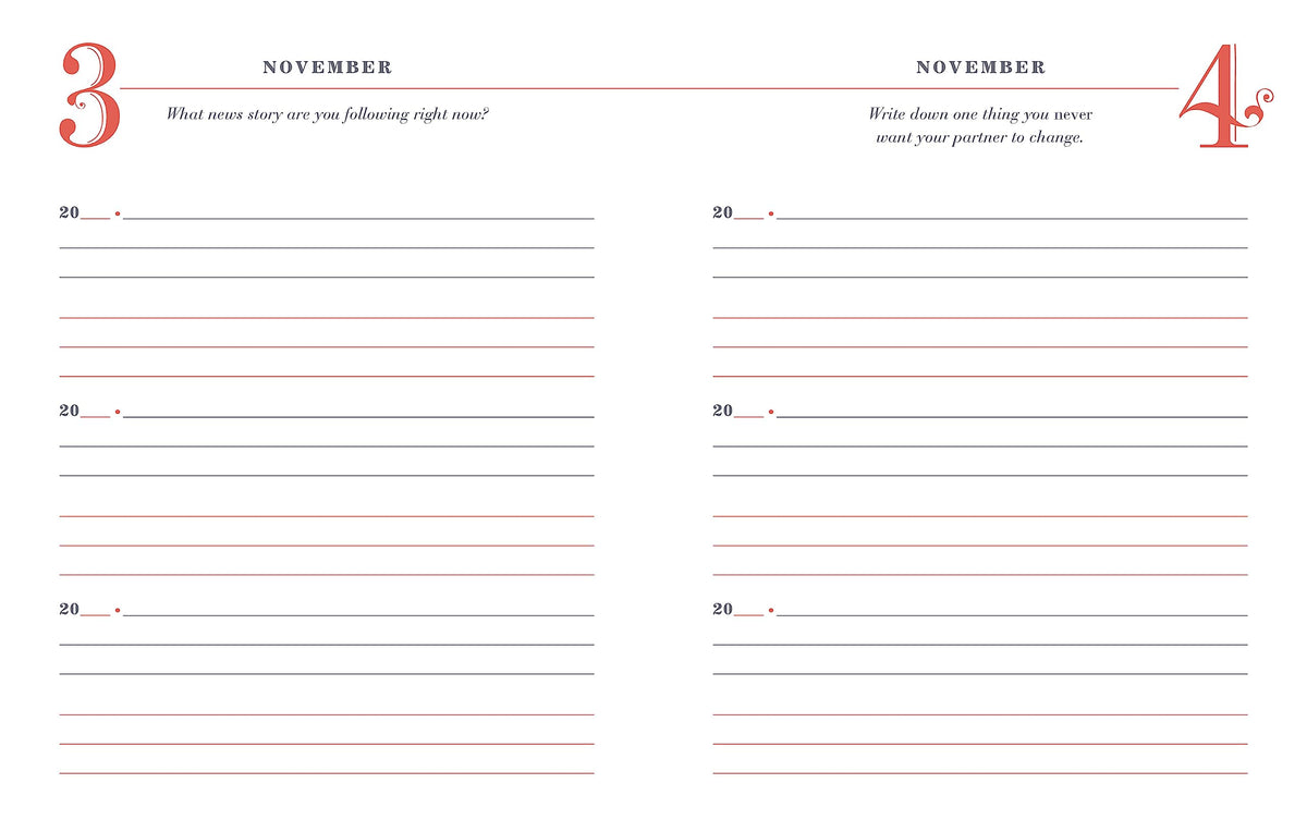 Our Q&A a Day: 3-Year Journal for 2 People