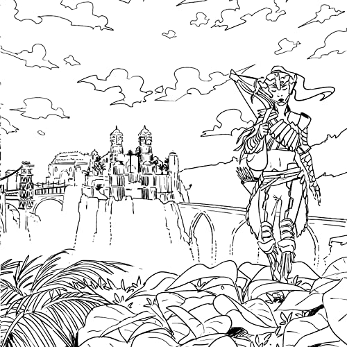 The Official Horizon Zero Dawn Coloring Book