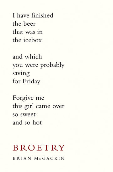 Broetry: Poetry for Dudes