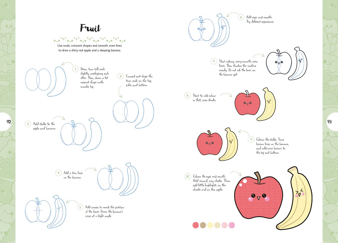 10 Step Drawing: Kawaii: Draw over 50 cute creations in 10 easy steps
