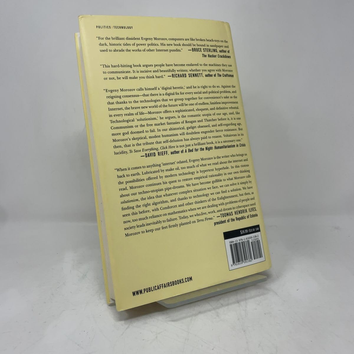 To Save Everything, Click Here: The Folly of Technological Solutionism