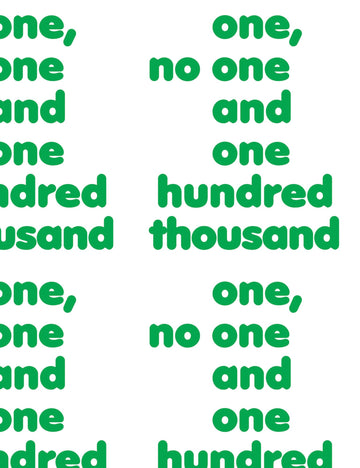 One, No One and One Hundred Thousand (Sternberg Press)