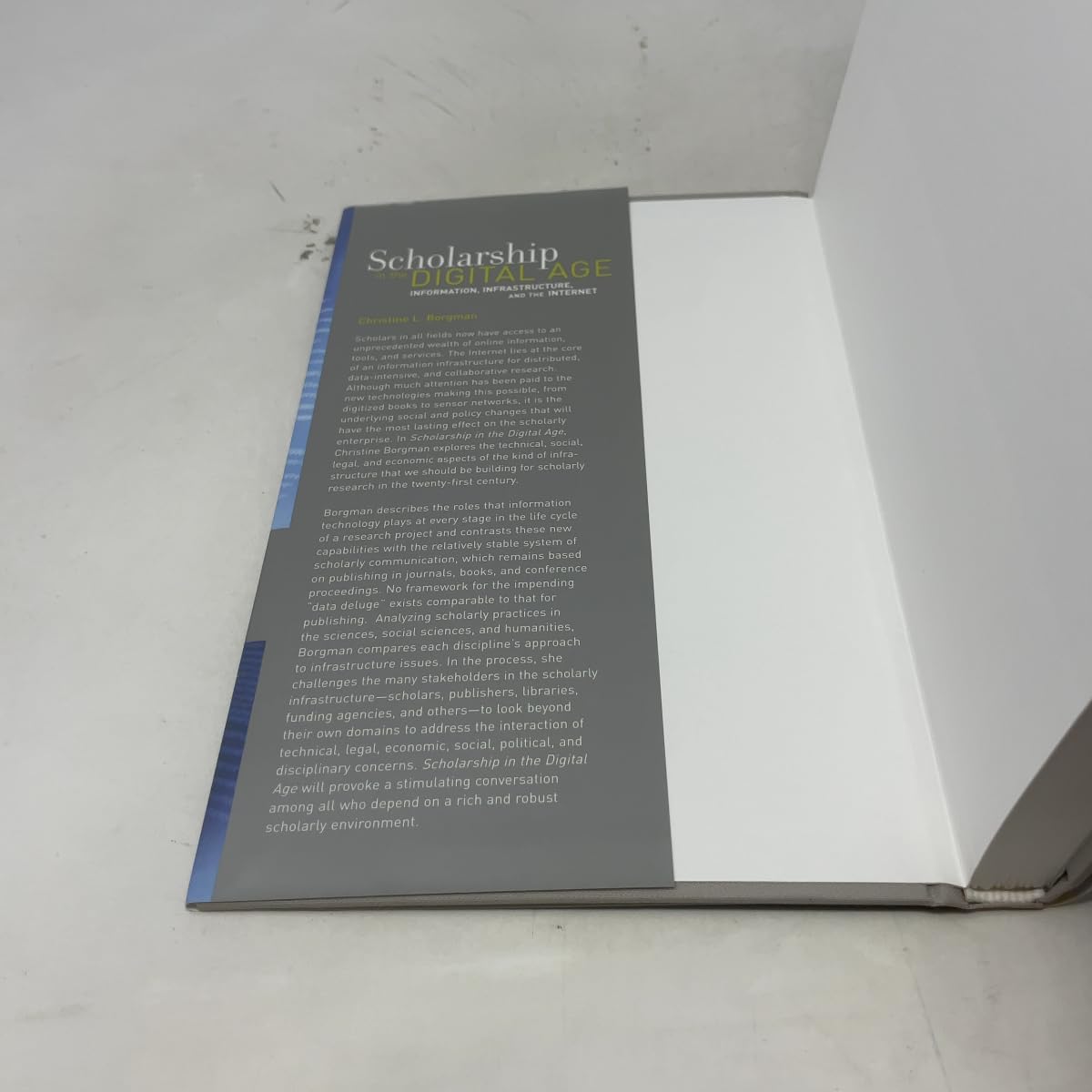Scholarship in the Digital Age: Information, Infrastructure, and the Internet