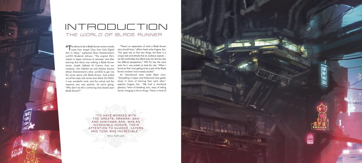 The Art of Blade Runner: Black Lotus