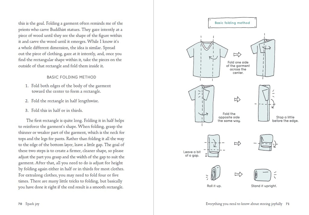 Spark Joy: An Illustrated Master Class on the Art of Organizing and Tidying Up (The Life Changing Magic of Tidying Up)