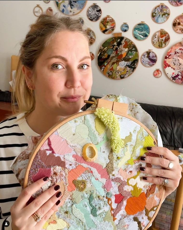 Abstract Embroidery: Slow stitching with texture, colour and creativity