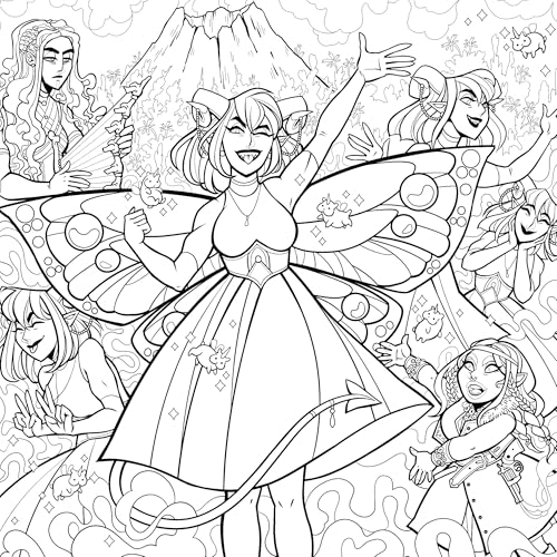 Critical Role: The Mighty Nein Coloring Book