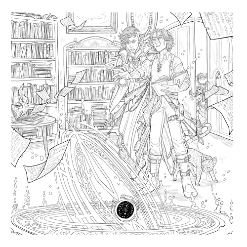 Critical Role: The Mighty Nein Coloring Book