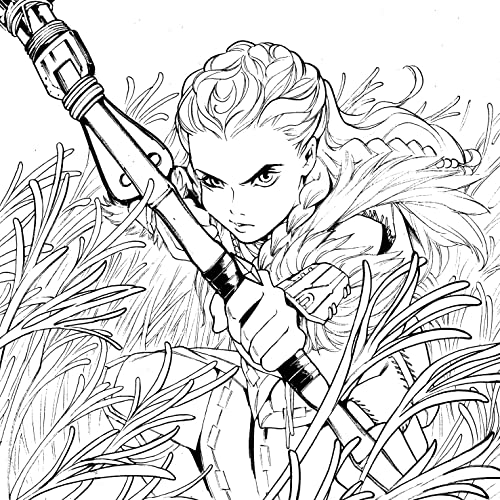The Official Horizon Zero Dawn Coloring Book