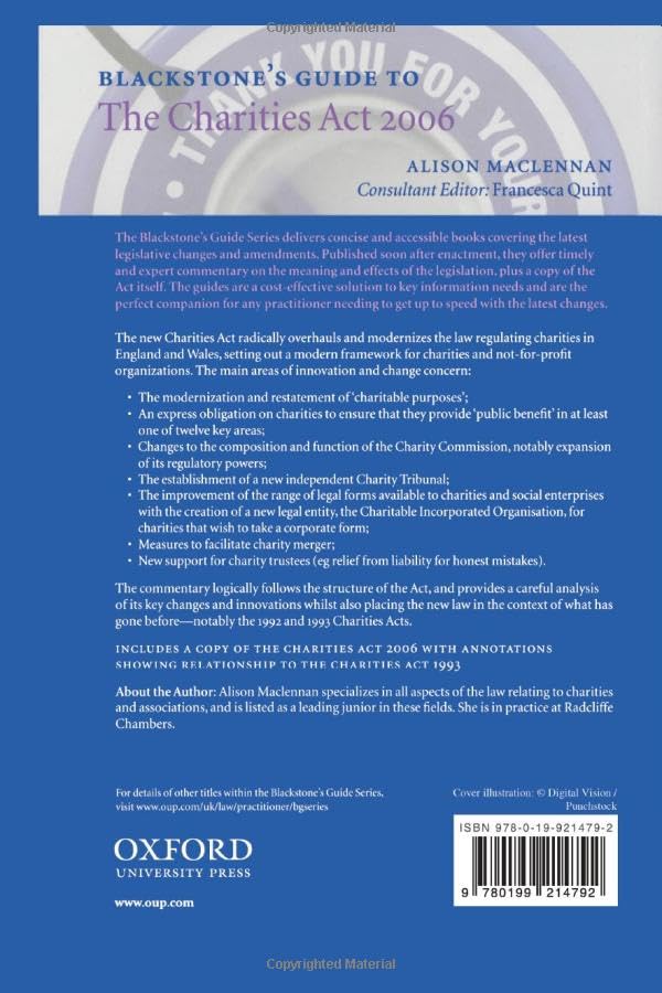 BLACKST GUIDE CHARITIES ACT 06 BLG:P P (Blackstone's Guides)