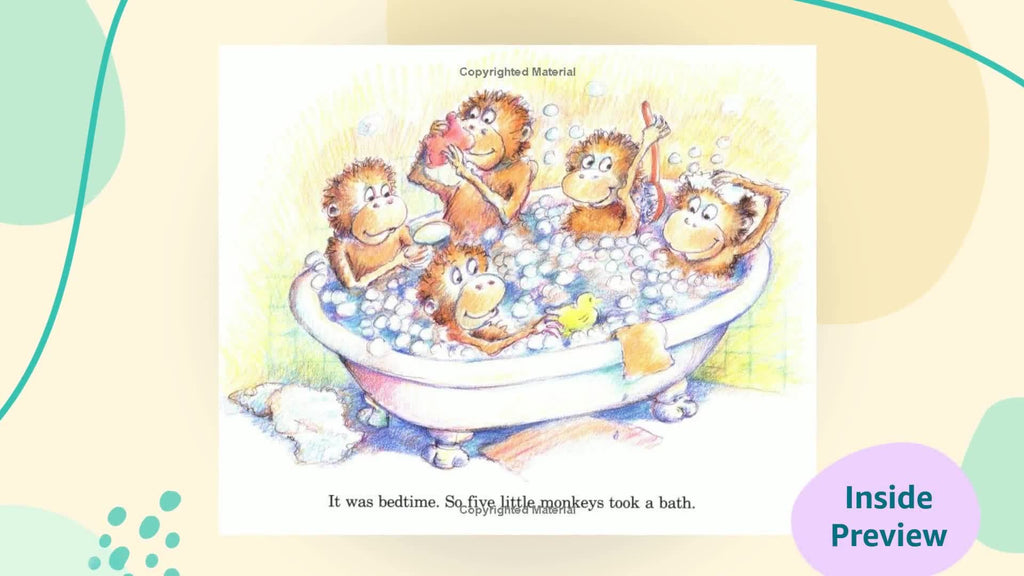 Five Little Monkeys Get Ready for Bed Touch-and-Feel Tabbed Board Book (A Five Little Monkeys Story)