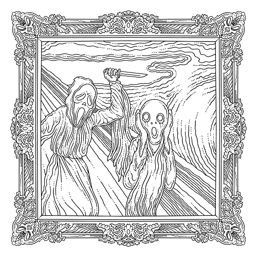The Beauty of Horror 6: Famous Monsterpieces Coloring Book