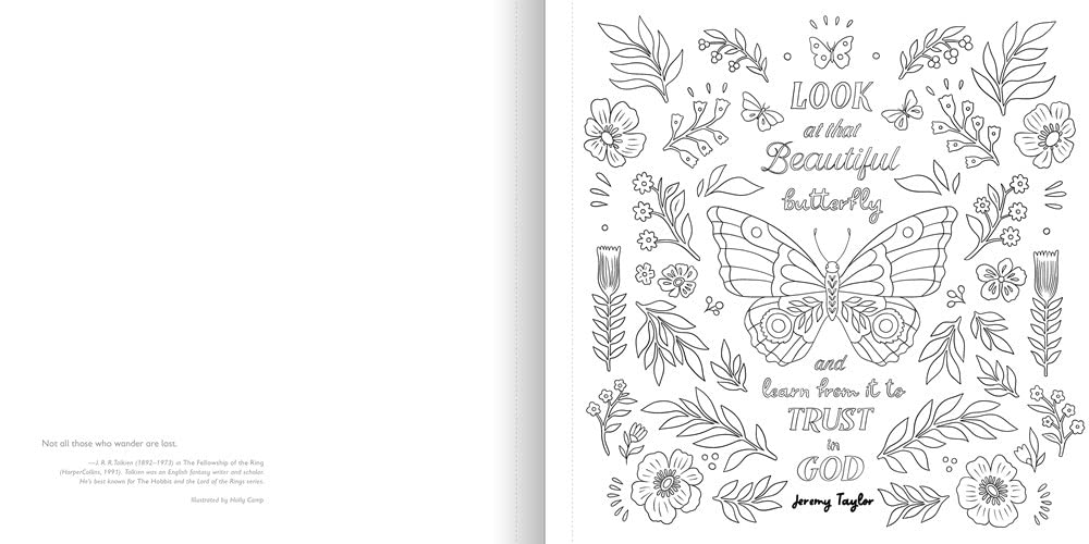 For the Beauty of the Earth: A Coloring Book to Celebrate the Wonder of Creation: A Nature Coloring Book