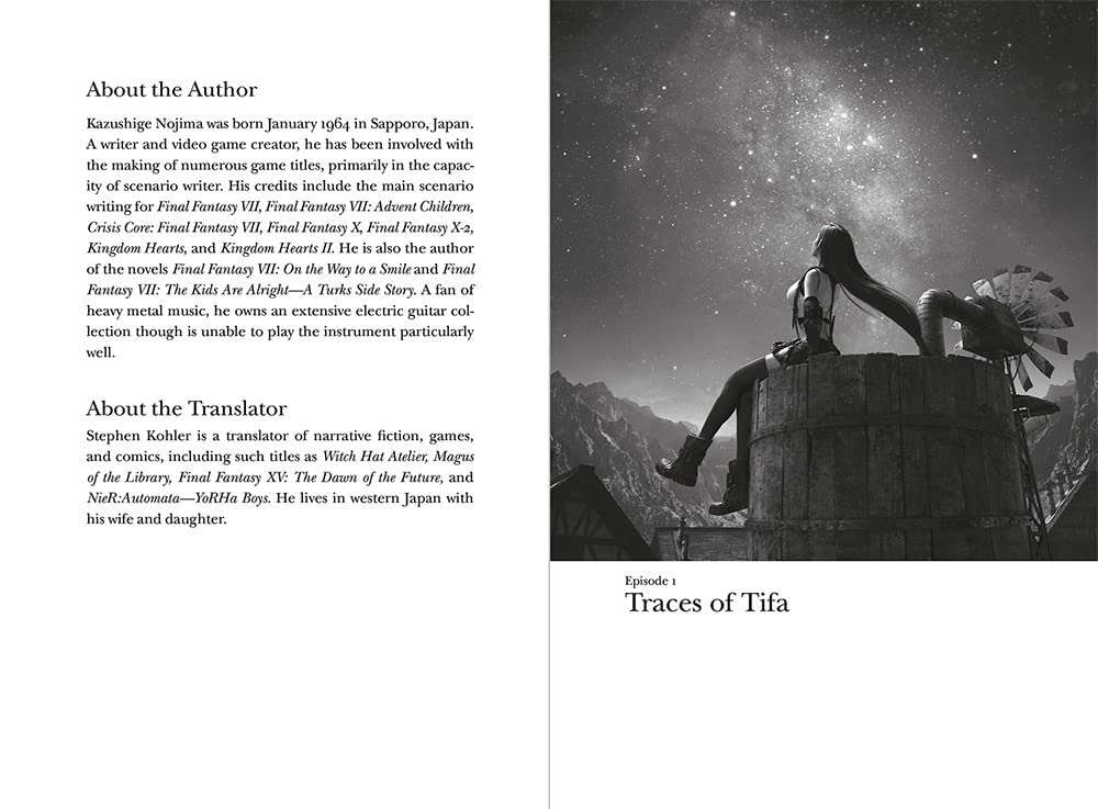 Final Fantasy VII Remake: Traces of Two Pasts (Novel)