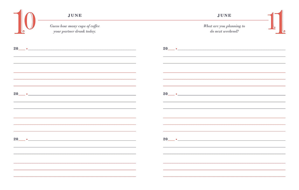 Our Q&A a Day: 3-Year Journal for 2 People