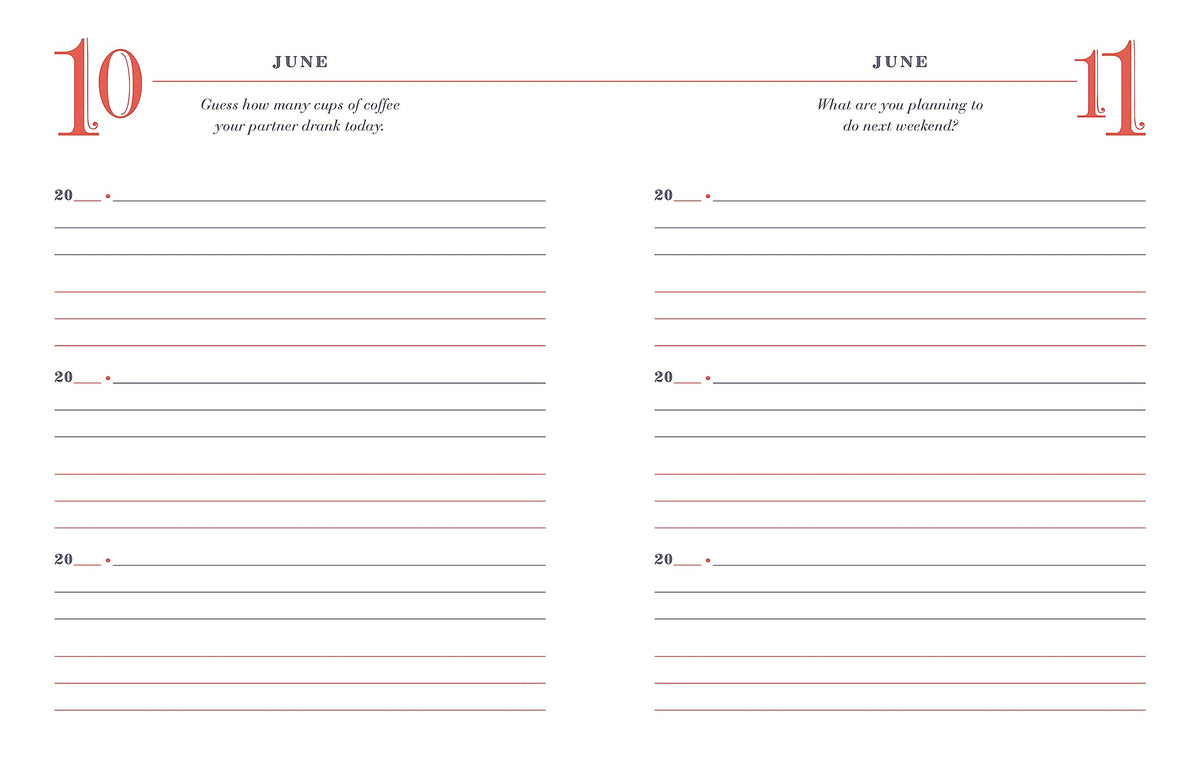 Our Q&A a Day: 3-Year Journal for 2 People