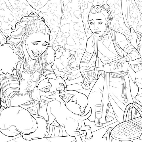 Critical Role: The Mighty Nein Coloring Book