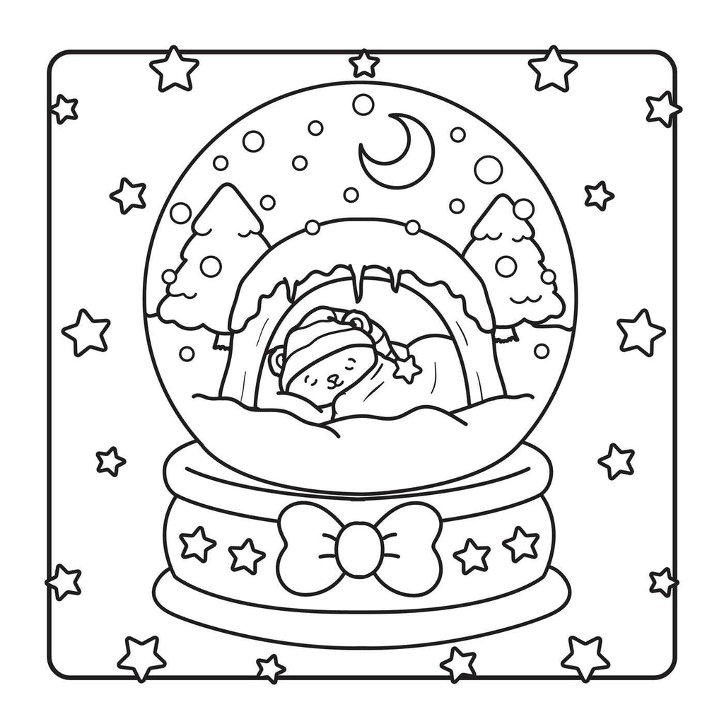 The Snuggly Winter Coloring Book (Cute and Cozy)