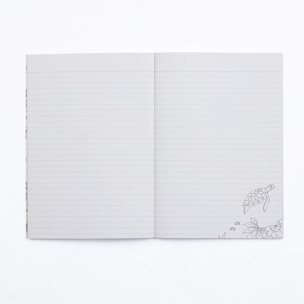 Johanna Basford Land, Sea, and Sky: Three Colorable Notebooks