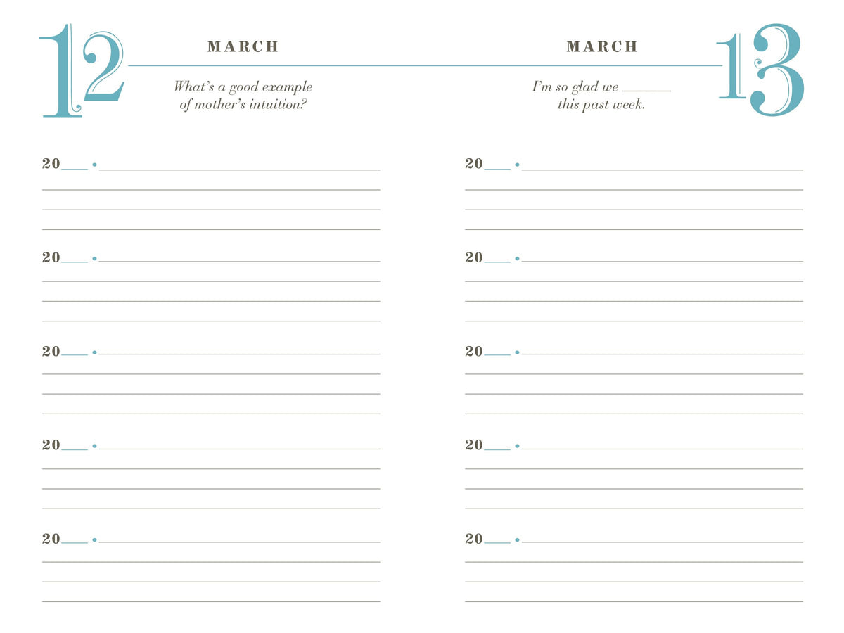 Q&A a Day for Moms: A 5-Year Journal