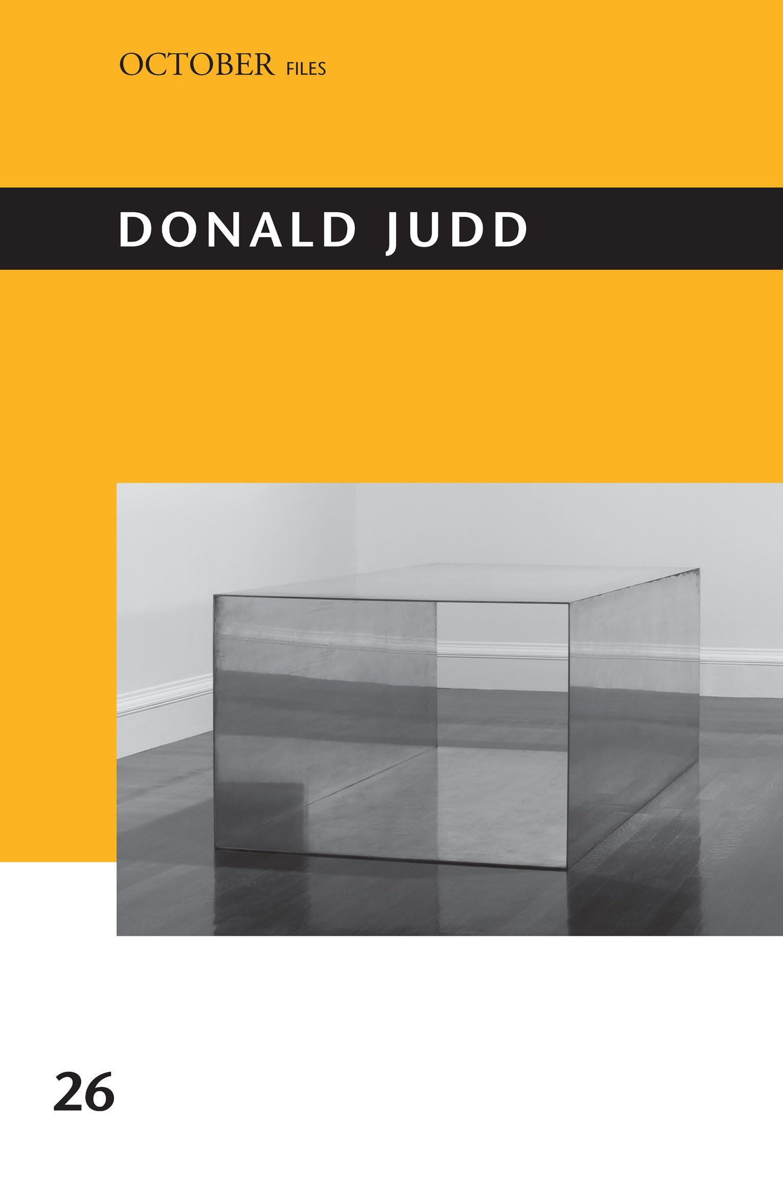 Donald Judd (October Files)