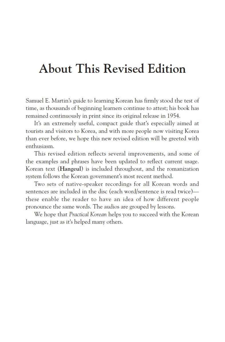 Practical Korean: Speak Korean Quickly and Effortlessly (Revised with Audio Recordings & Dictionary)
