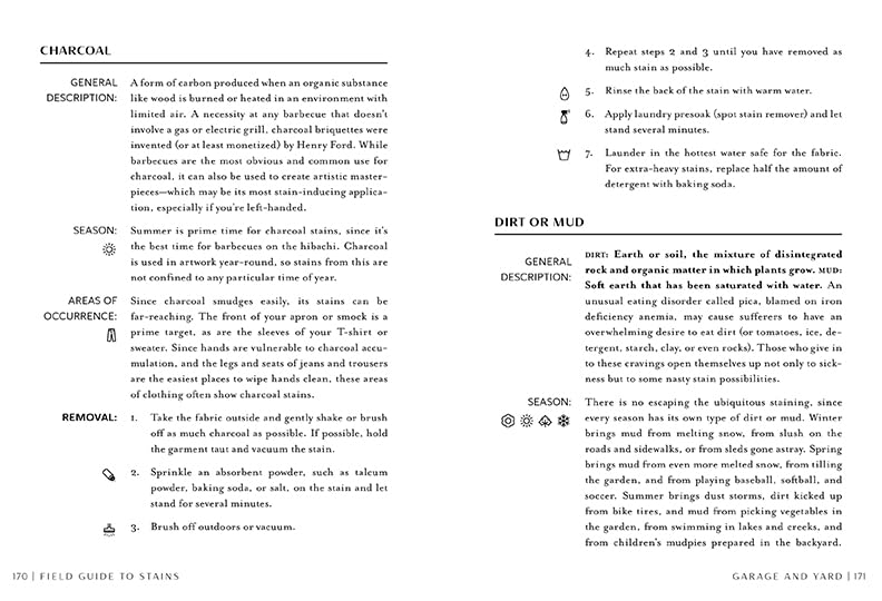 Field Guide to Stains: How to Identify and Remove Virtually Every Stain on Earth
