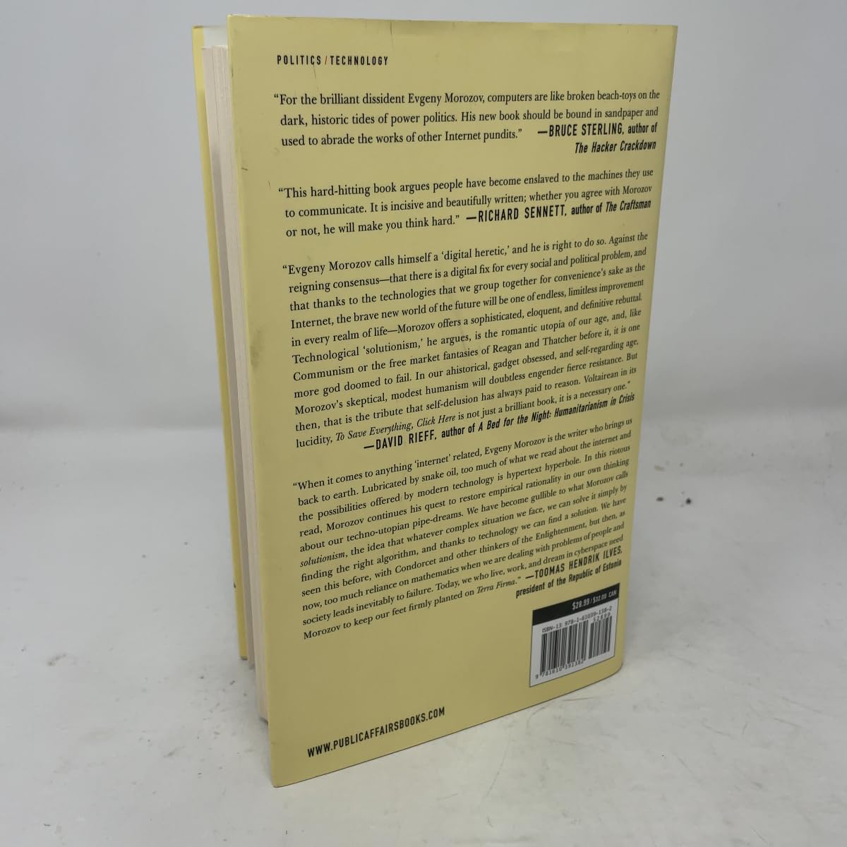 To Save Everything, Click Here: The Folly of Technological Solutionism