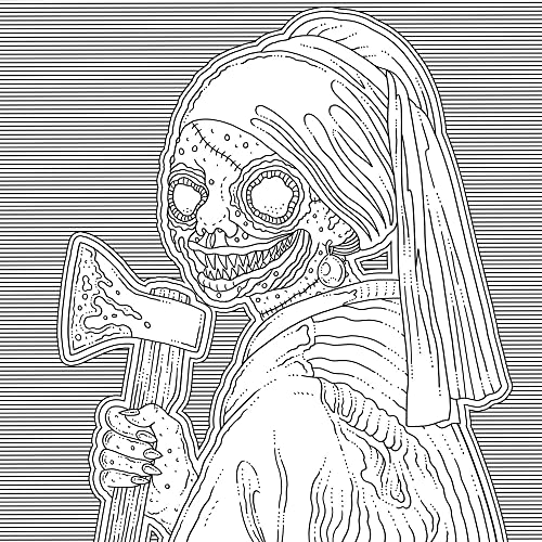 The Beauty of Horror 6: Famous Monsterpieces Coloring Book