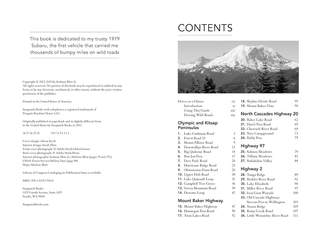 Wild Roads Washington, 2nd Edition: 80 Scenic Drives to Camping, Hiking Trails, and Adventures