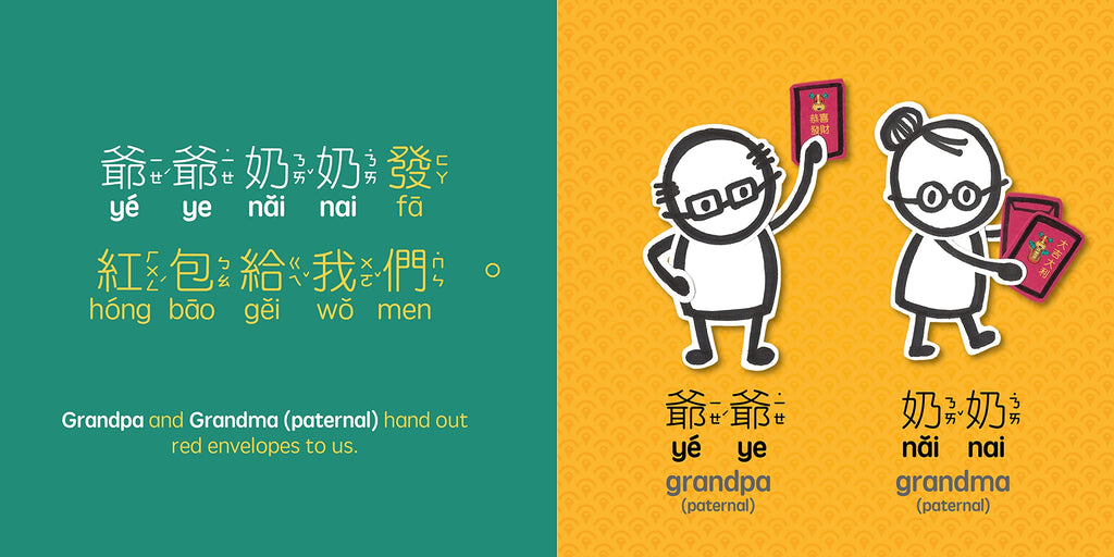 Celebrating Chinese New Year - Traditional: A Bilingual Book in English and Mandarin with Traditional Characters, Zhuyin, and Pinyin (Bitty Bao)