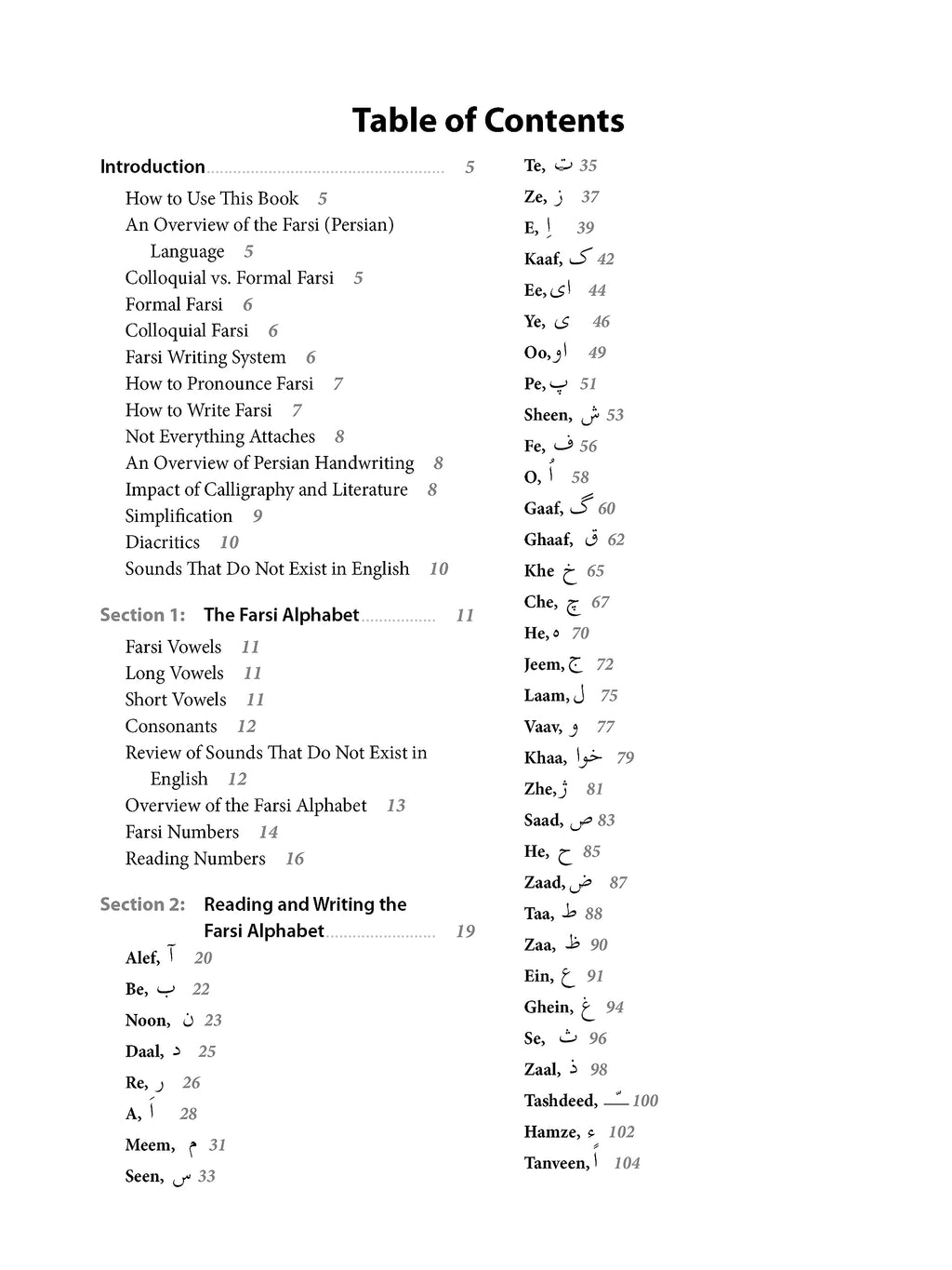 Reading & Writing Farsi (Persian): A Workbook for Self-Study: A Beginner's Guide to the Farsi Script and Language (Free Online Audio & Printable Flash Cards)