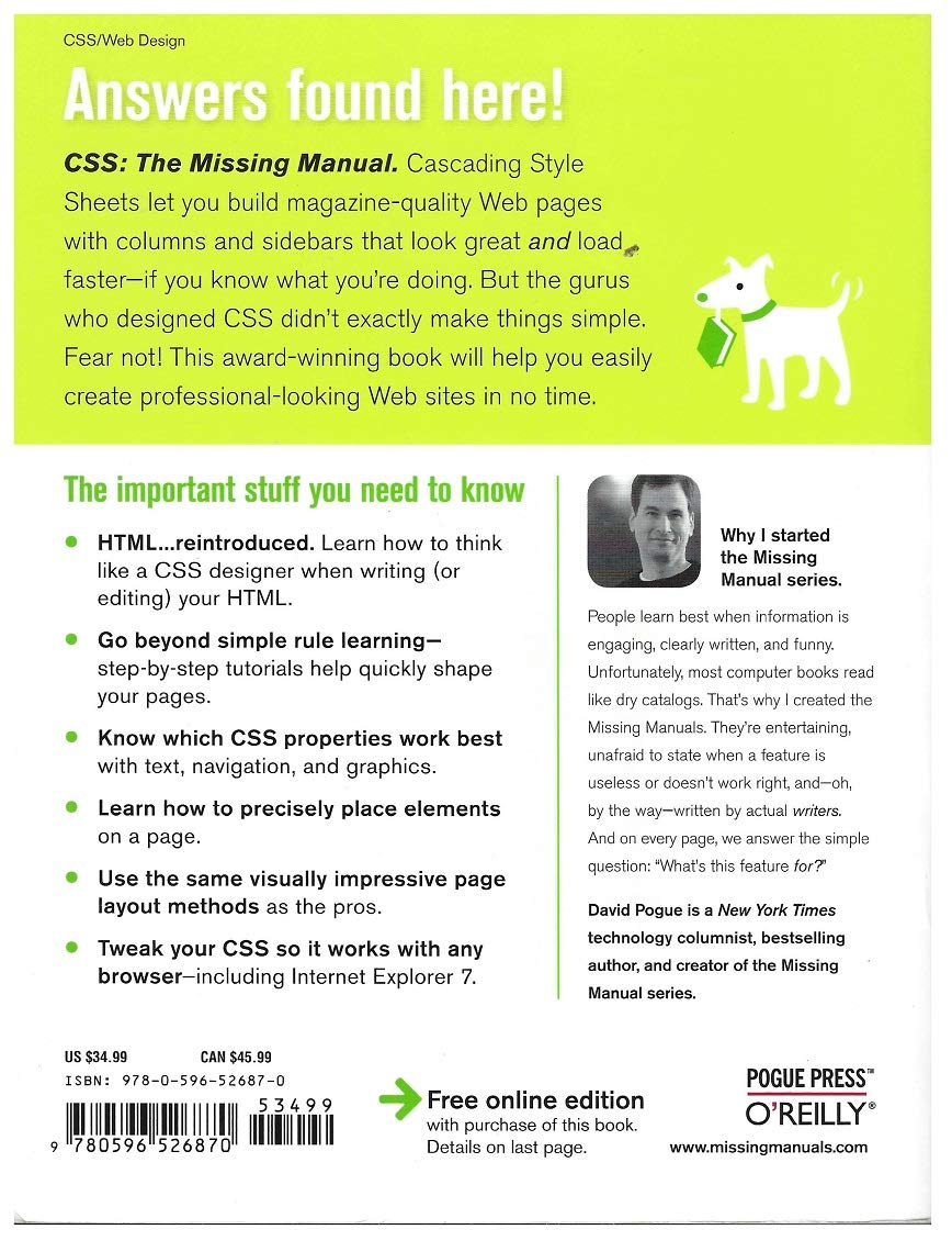 CSS: The Missing Manual