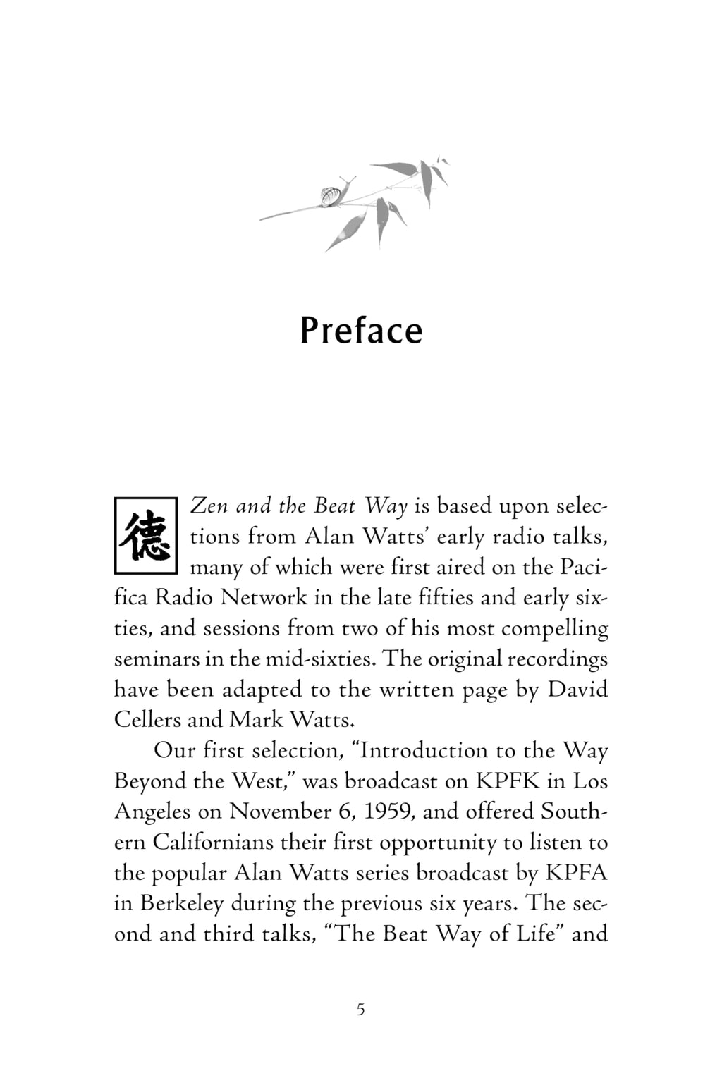 Zen and the Beat Way: (Zen Teachings of Alan Watts)