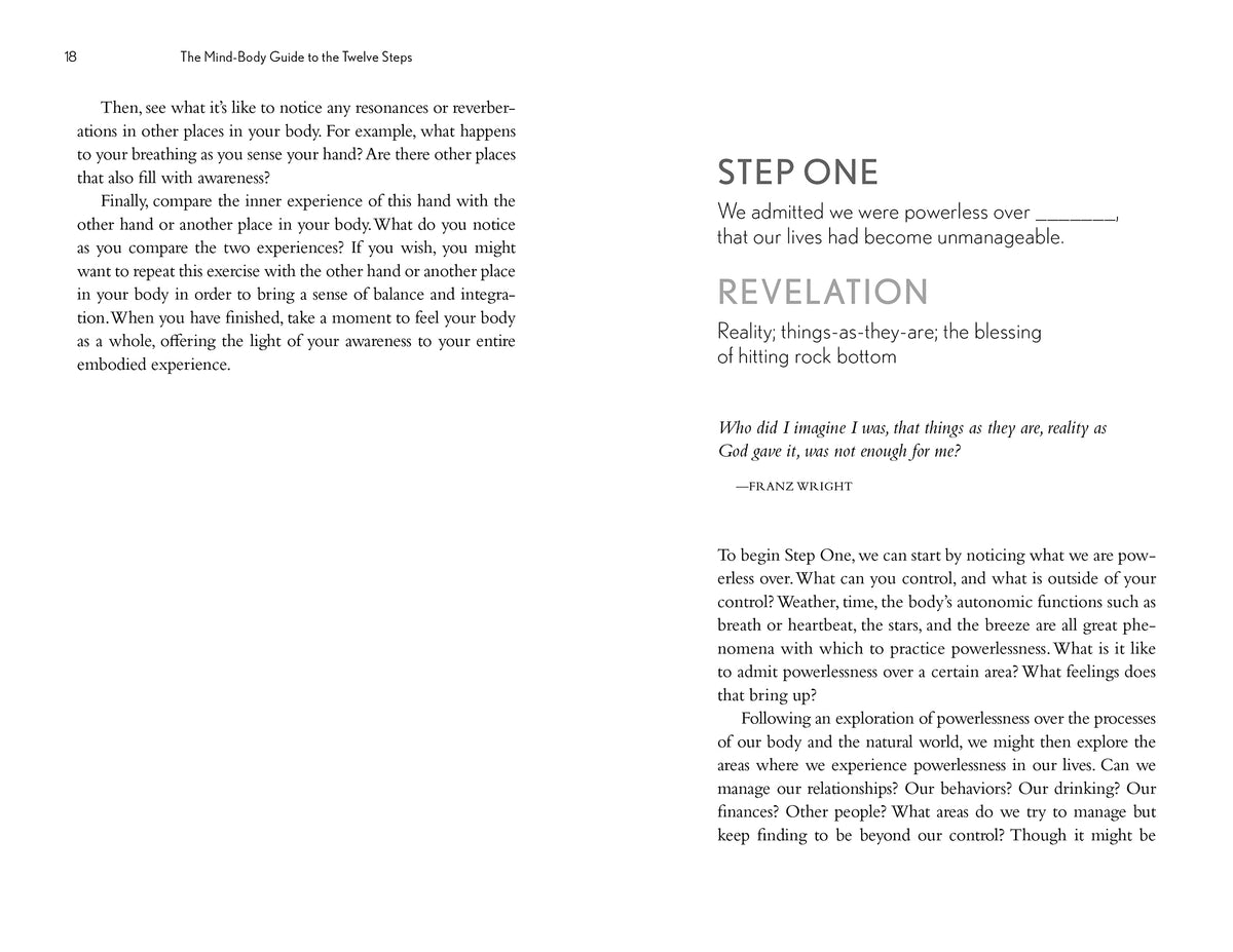 The Mind-Body Guide to the Twelve Steps: Finding Joy, Sensuality, and Pleasure in Recovery--Integrative spiritual and somatic practices for healing from trauma and addiction