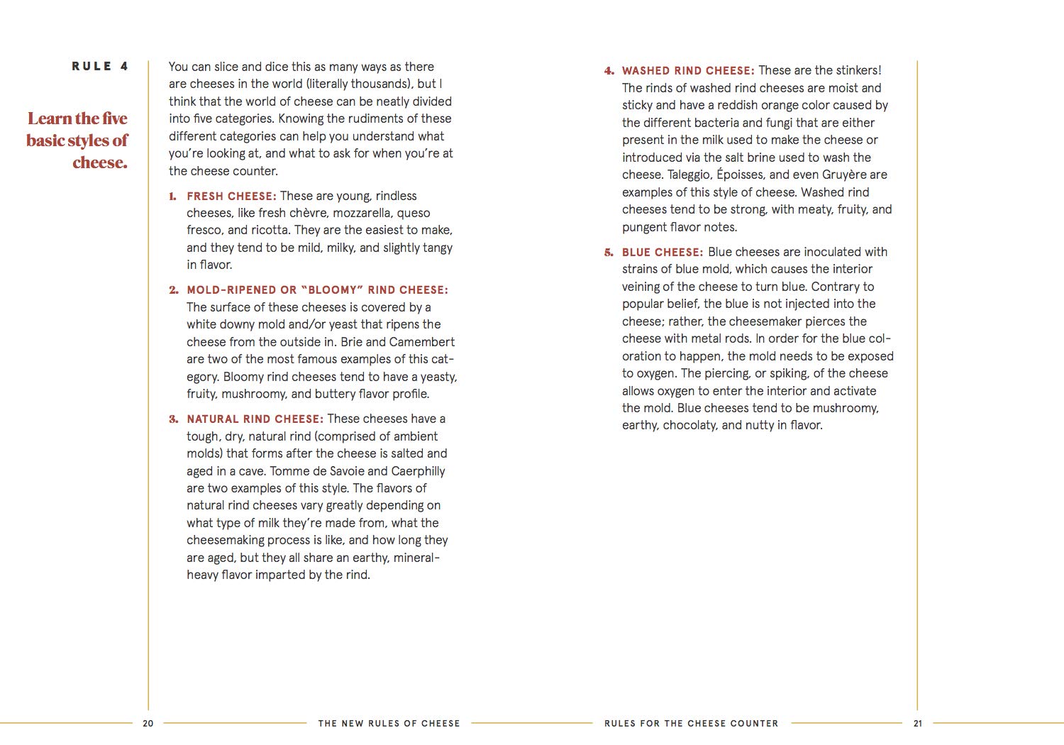 The New Rules of Cheese: A Freewheeling and Informative Guide