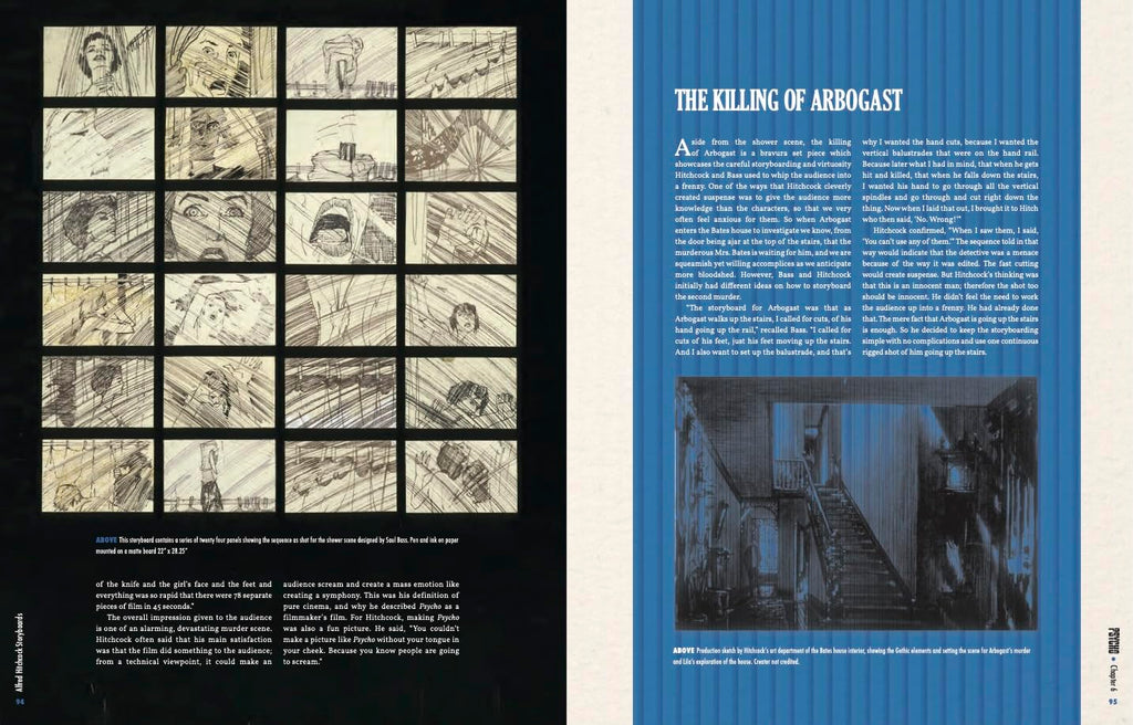 Alfred Hitchcock Storyboards