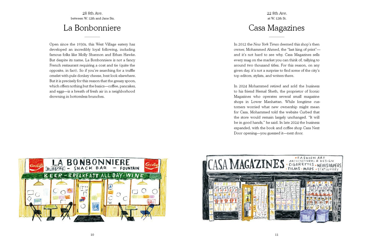NYC Storefronts: Illustrations of the Big Apple's Best-Loved Spots (Compact Edition)