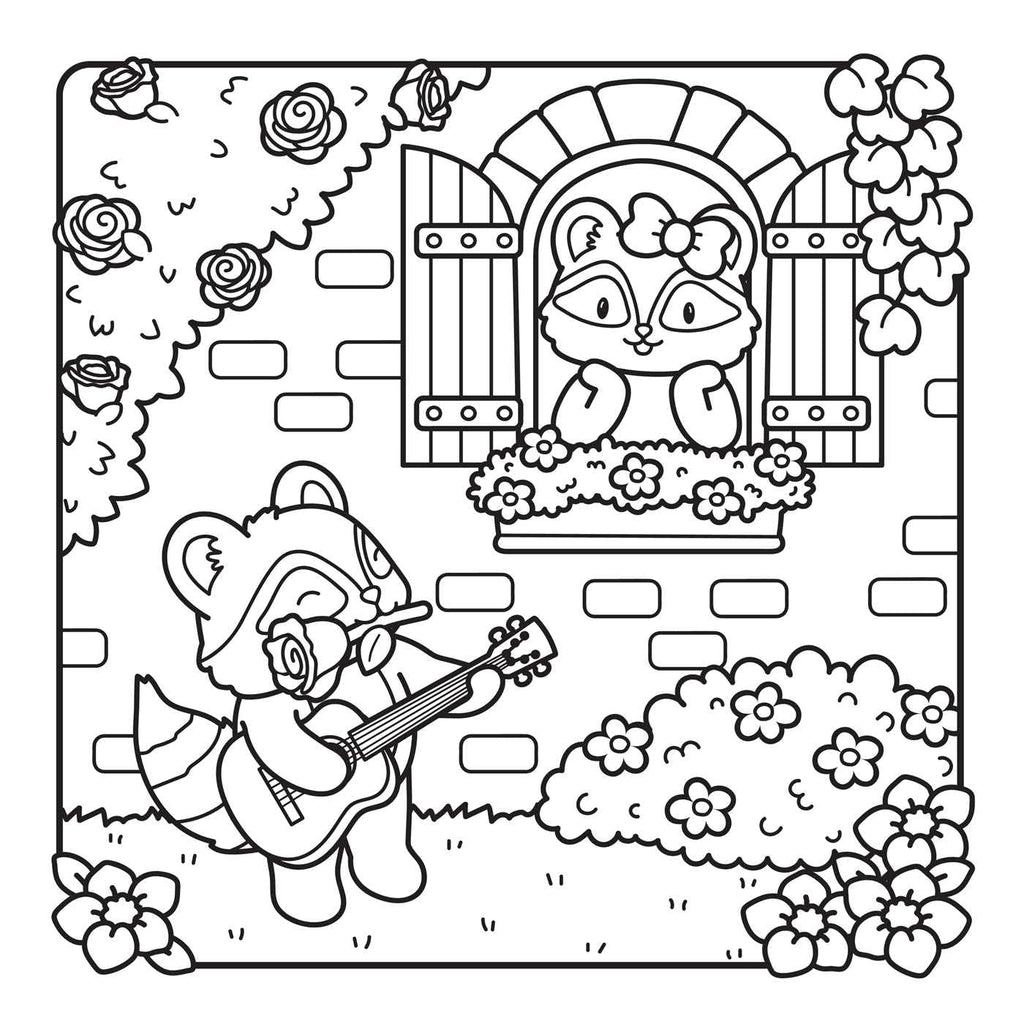 The Heartwarming Love Coloring Book (Cute and Cozy)