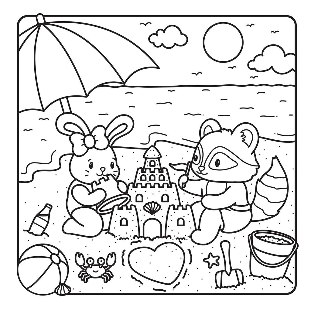 The Heartwarming Love Coloring Book (Cute and Cozy)