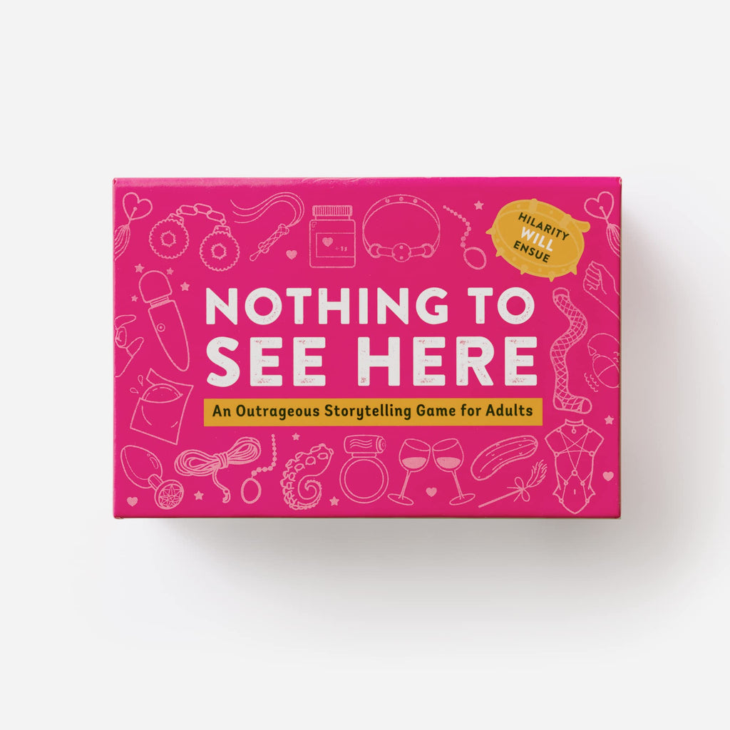 Nothing to See Here: An Outrageous Storytelling Game for Adults